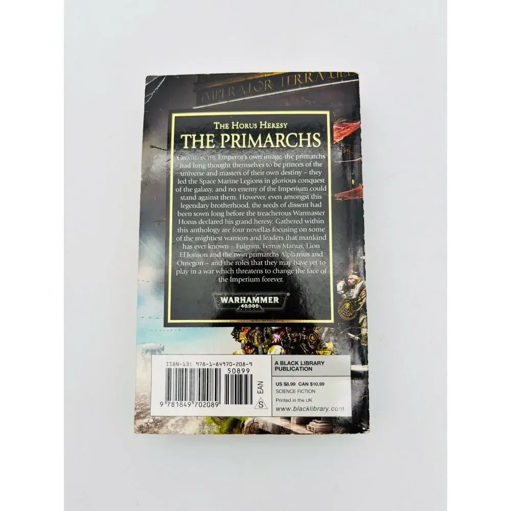 Warhammer 40k The Horus Heresy The Primarchs Christian Dunn 1st Print VG